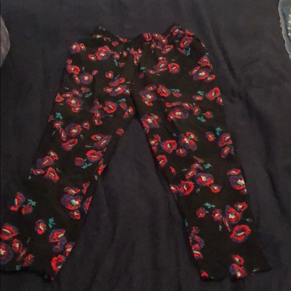 Yumi Kim Silk Floral Pants